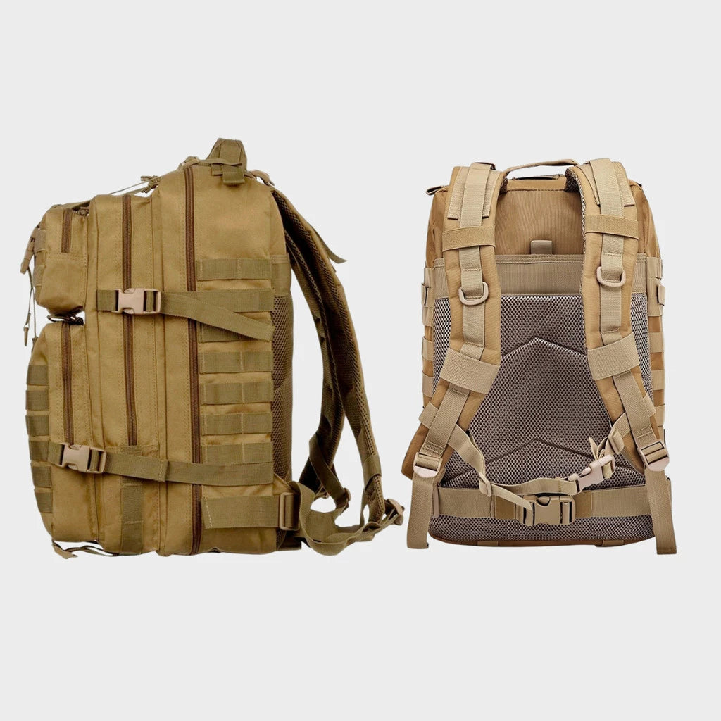 Mochila Tática 50L Alpha Gear® – Resistente à Água, Molle e Compartimento para Notebook