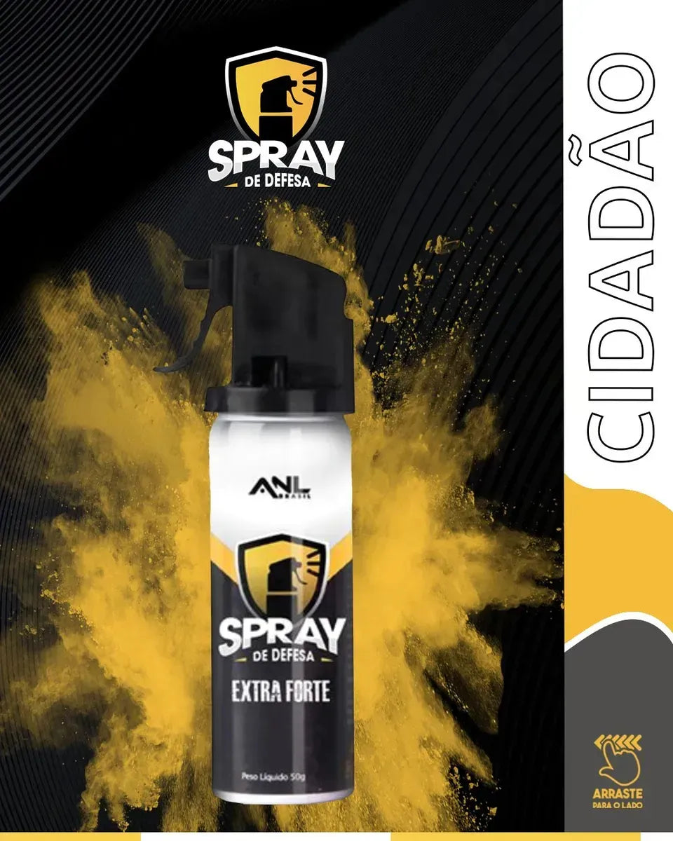 Spray de Defesa Pessoal ANL Cidadão 50ml – Jato Direcionado de Alta Potência | Alpha Gear®
