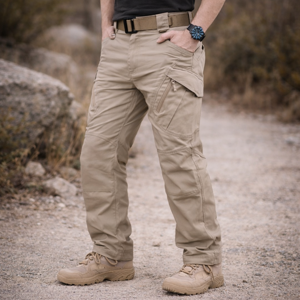 Calça Cargo Tática Alpha Gear® – Mobilidade e Organização