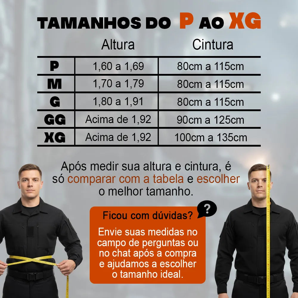 Colete Tático Modular Alpha Gear com 5 Acessórios – Completo, Ajustável e Molle