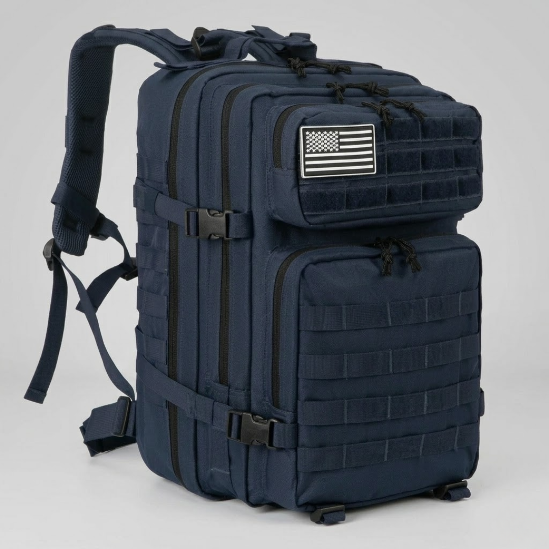 Mochila Tática 45L Alpha Gear® – Molle Militar, Alta Capacidade para 3 Dias
