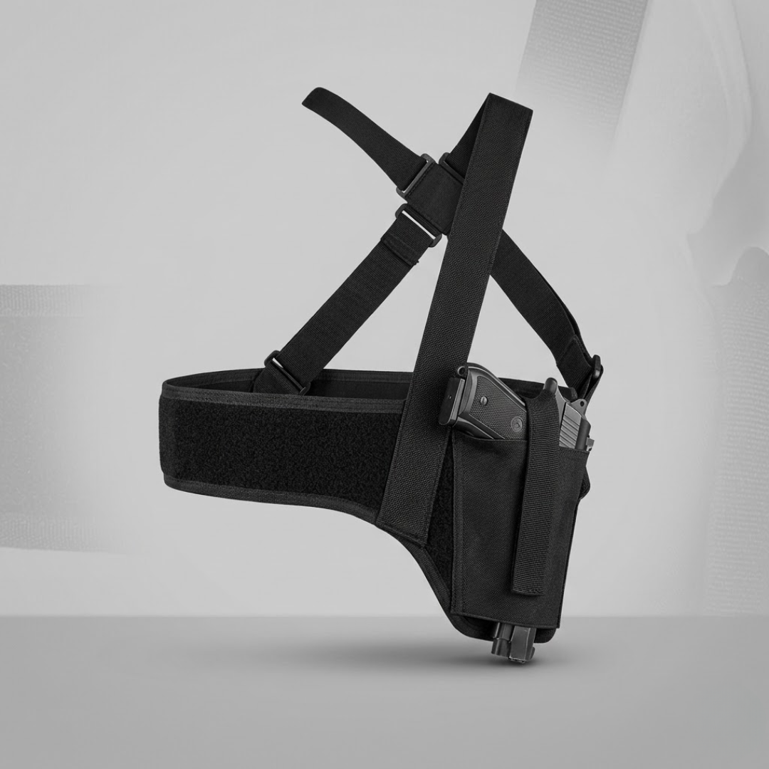 Coldre Axilar Velado Alpha Gear – Discreto, Ajustável e Saque Rápido