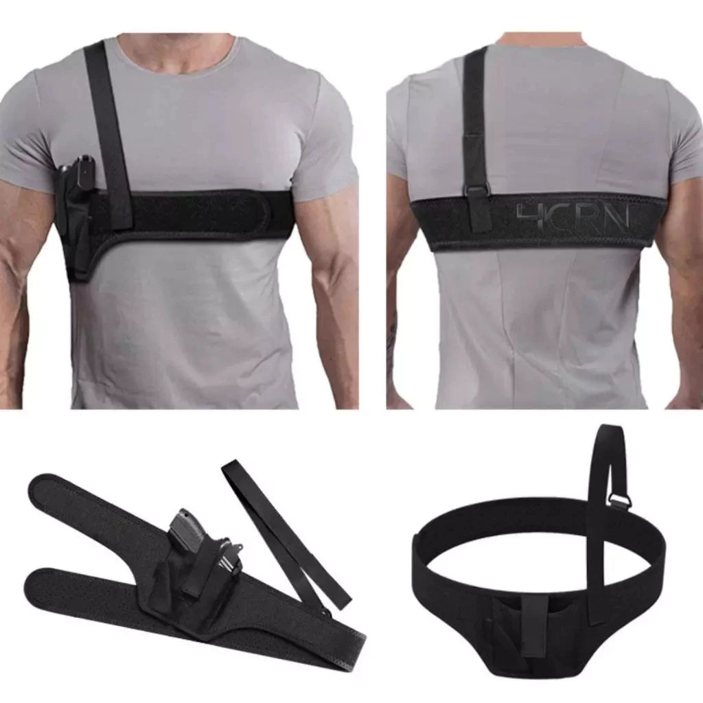 Coldre Axilar Velado Alpha Gear – Discreto, Ajustável e Saque Rápido