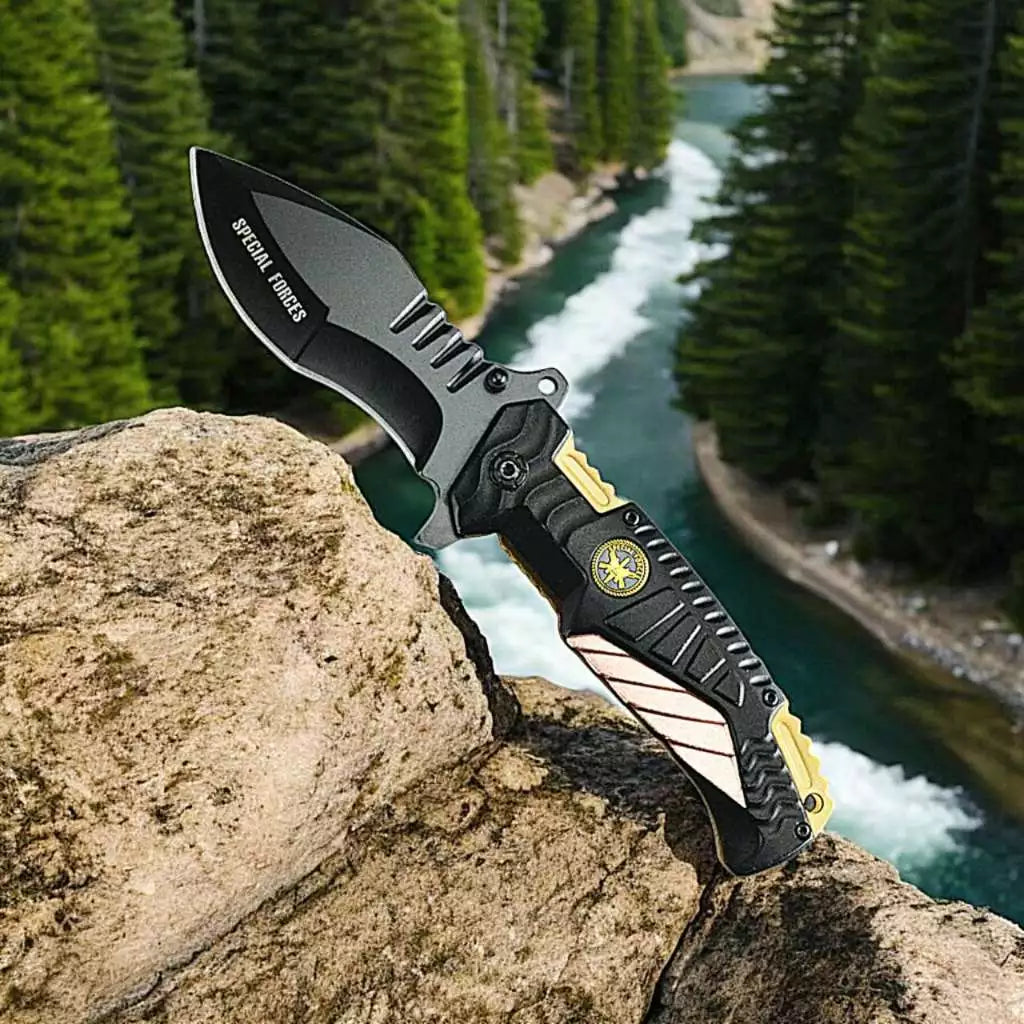 Canivete Outdoor Alpha Gear® – Uso Adulto e Transporte Responsável
