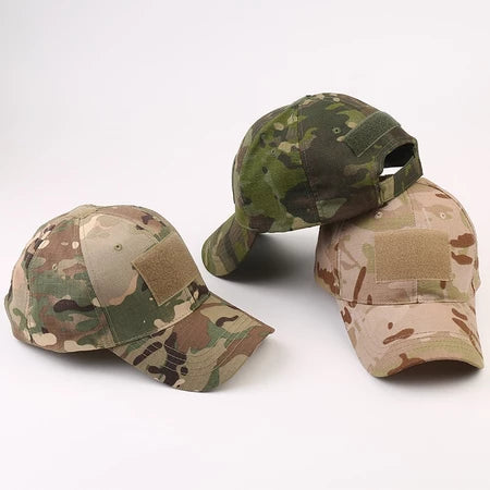 Boné Tático Multicam Alpha Gear – RipStop, Ajustável e com Velcro para Patch