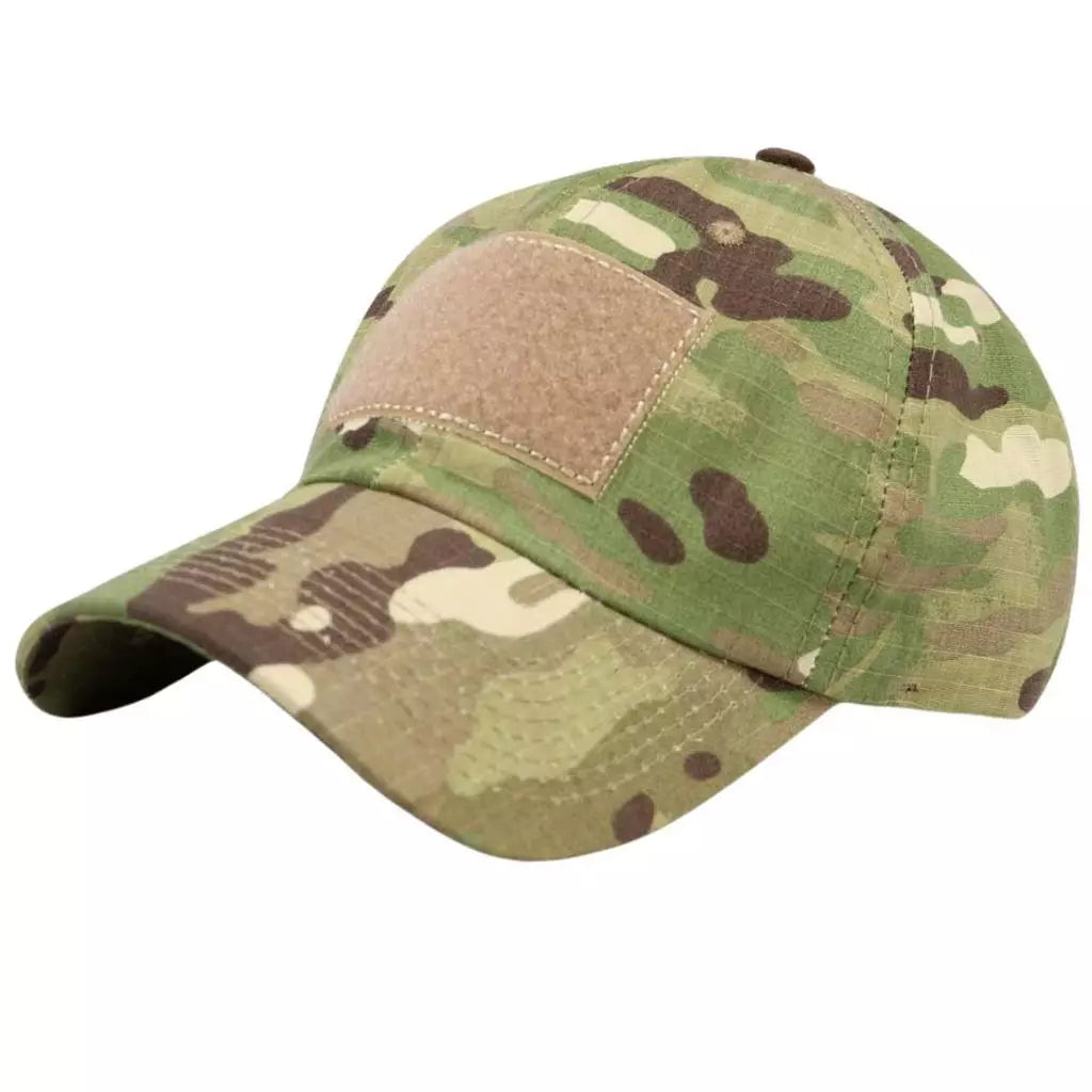 Boné Tático Multicam Alpha Gear – Ajustável, RipStop e com Velcro para Patch