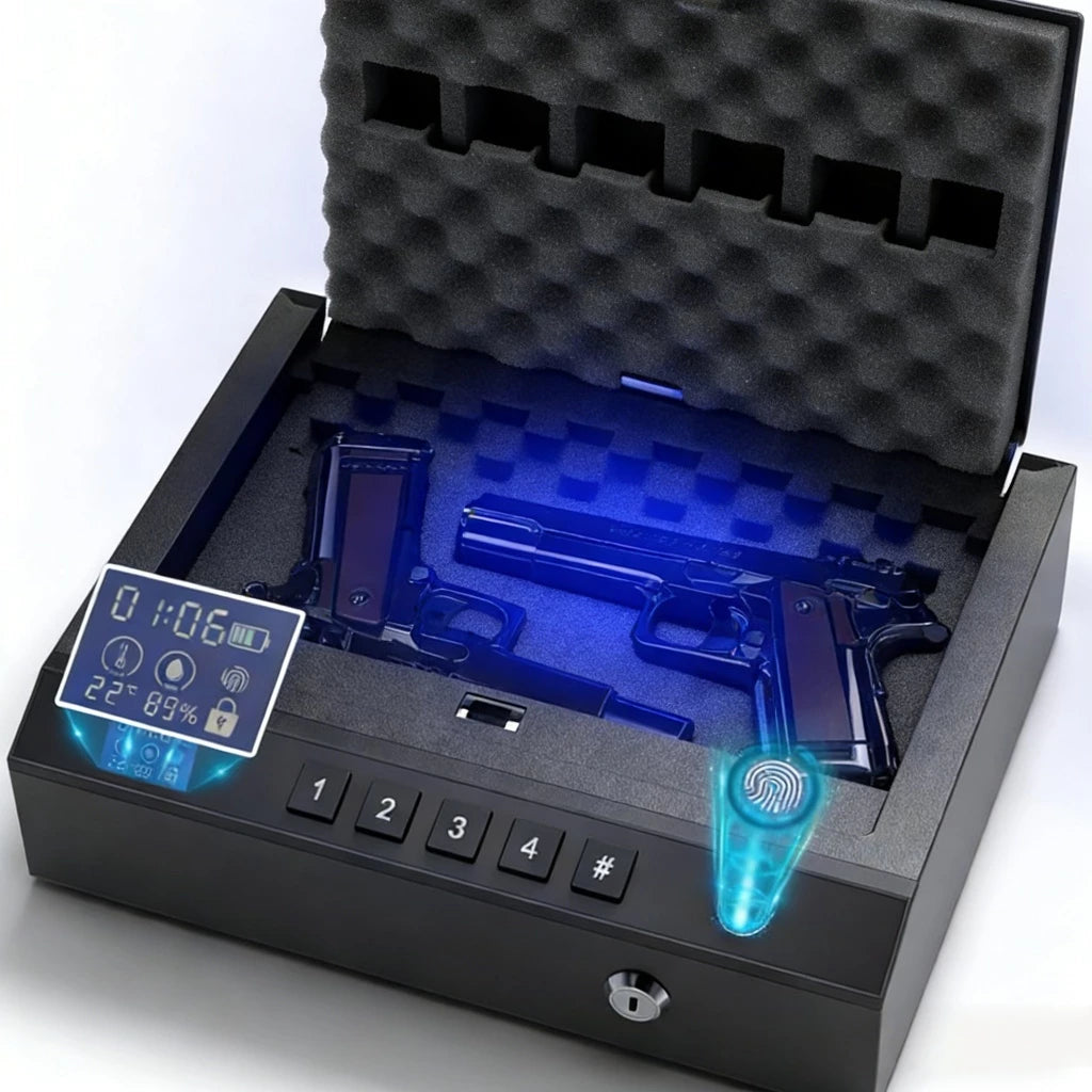 Cofre Biométrico Alpha Gear® – Segurança e Controle Digital
