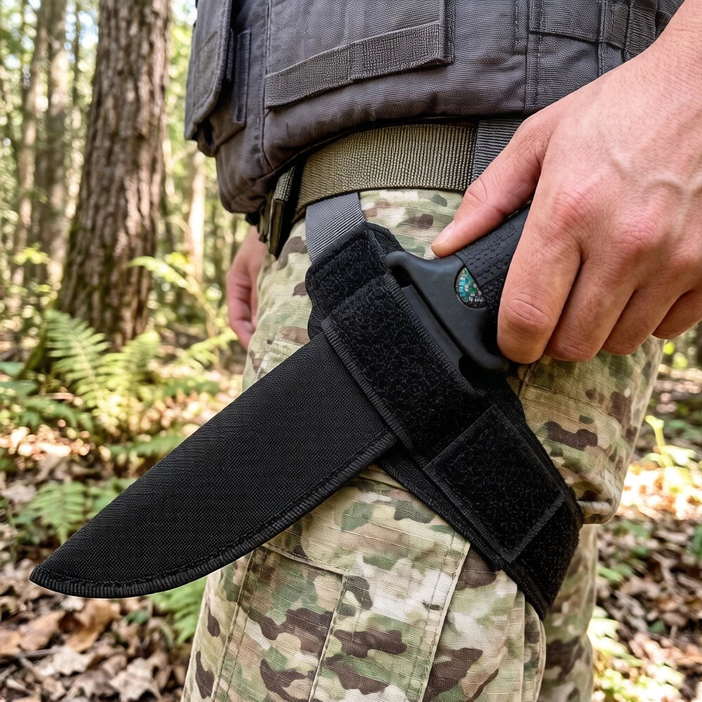 Faca Outdoor Alpha Gear® – Uso Responsável em Camping e Pesca