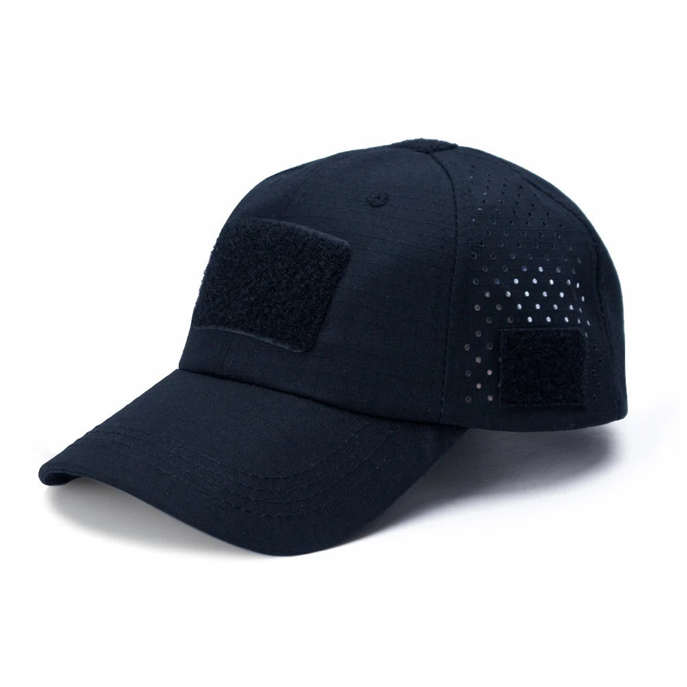 Boné Tático Camuflado Alpha Gear – Respirável, Ajustável e Proteção Solar