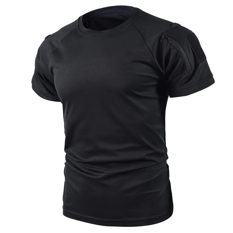 Camiseta Tática Masculina Alpha Gear – Leve, Respirável e Ideal para Treino e Outdoor