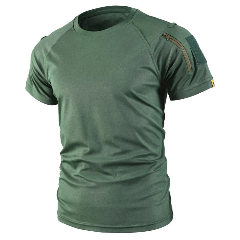 Camiseta Tática Masculina Alpha Gear – Leve, Respirável e Ideal para Treino e Outdoor