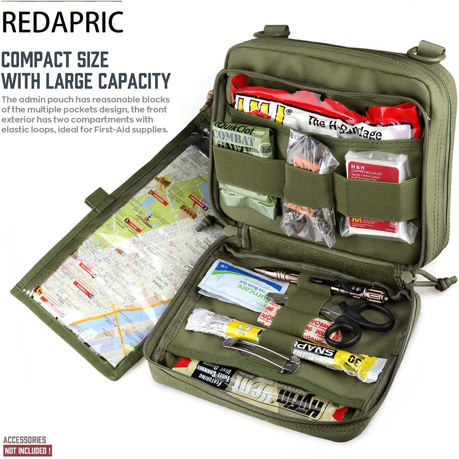 Bolsa Tática EDC Alpha Gear® – Modular Molle Dupla Camada Alta Capacidade