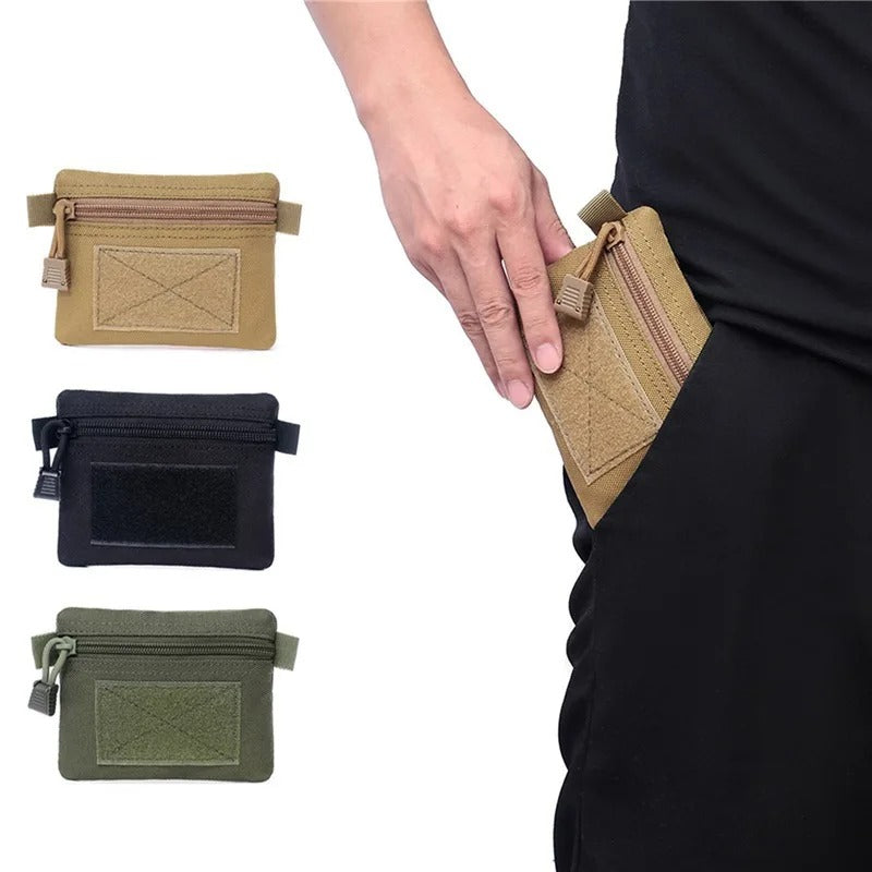 Carteira EDC Tática Molle Alpha Gear® – Bolsa Portátil Impermeável com Zíper