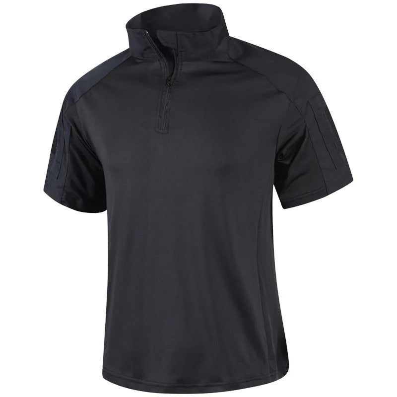Camisa Tática Camuflada Alpha Gear – Secagem Rápida, Respirável e Leve