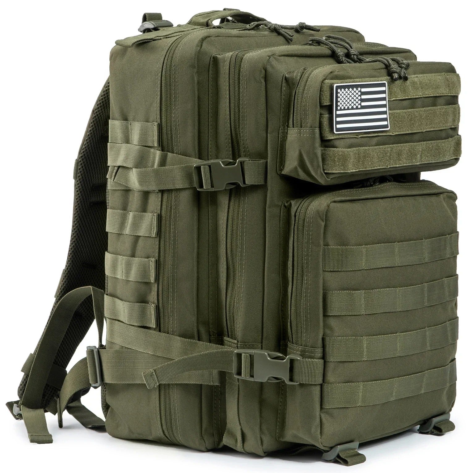Mochila Tática 45L Alpha Gear® – Molle Militar, Alta Capacidade para 3 Dias