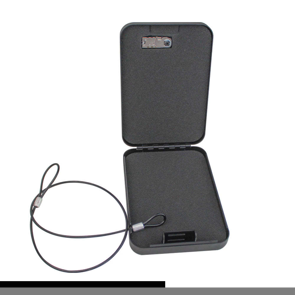 Cofre Portátil Alpha Gear® – Segredo Manual e Cabo de Aço