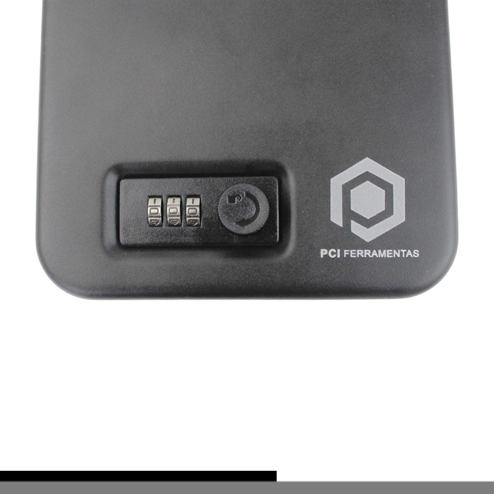 Cofre Portátil Alpha Gear® – Segredo Manual e Cabo de Aço