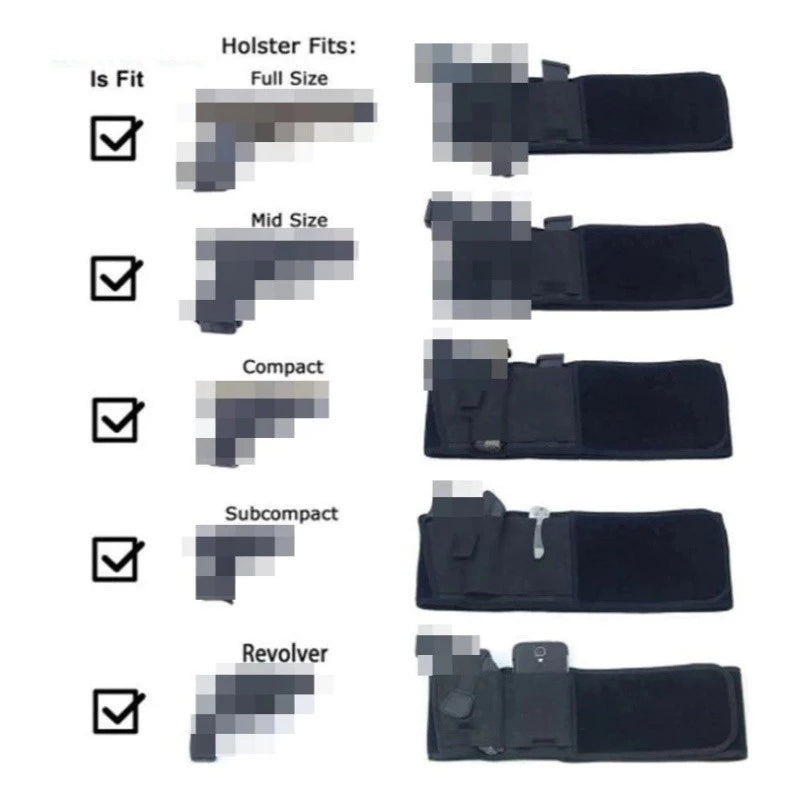 Coldre Abdominal Velado Alpha Gear – Ajustável, Confortável e Discreto