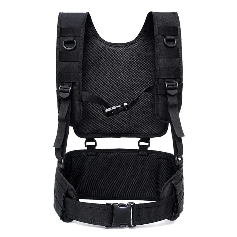 Colete Tático Molle Alpha Gear – Ajustável, Modular e Alta Resistência 1000D