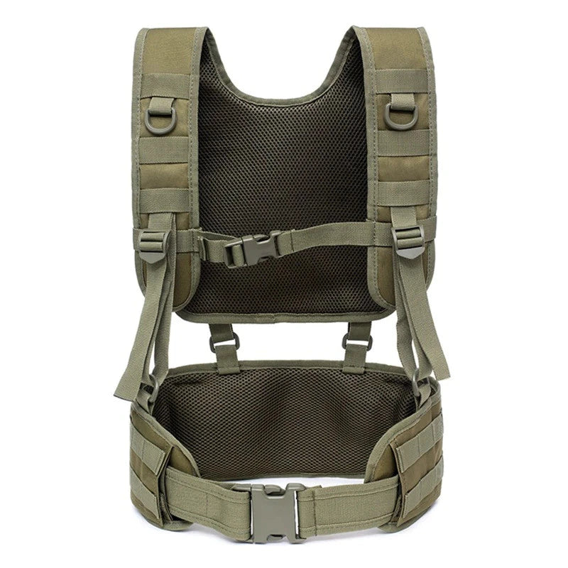 Colete Tático Molle Alpha Gear – Ajustável, Modular e Alta Resistência 1000D