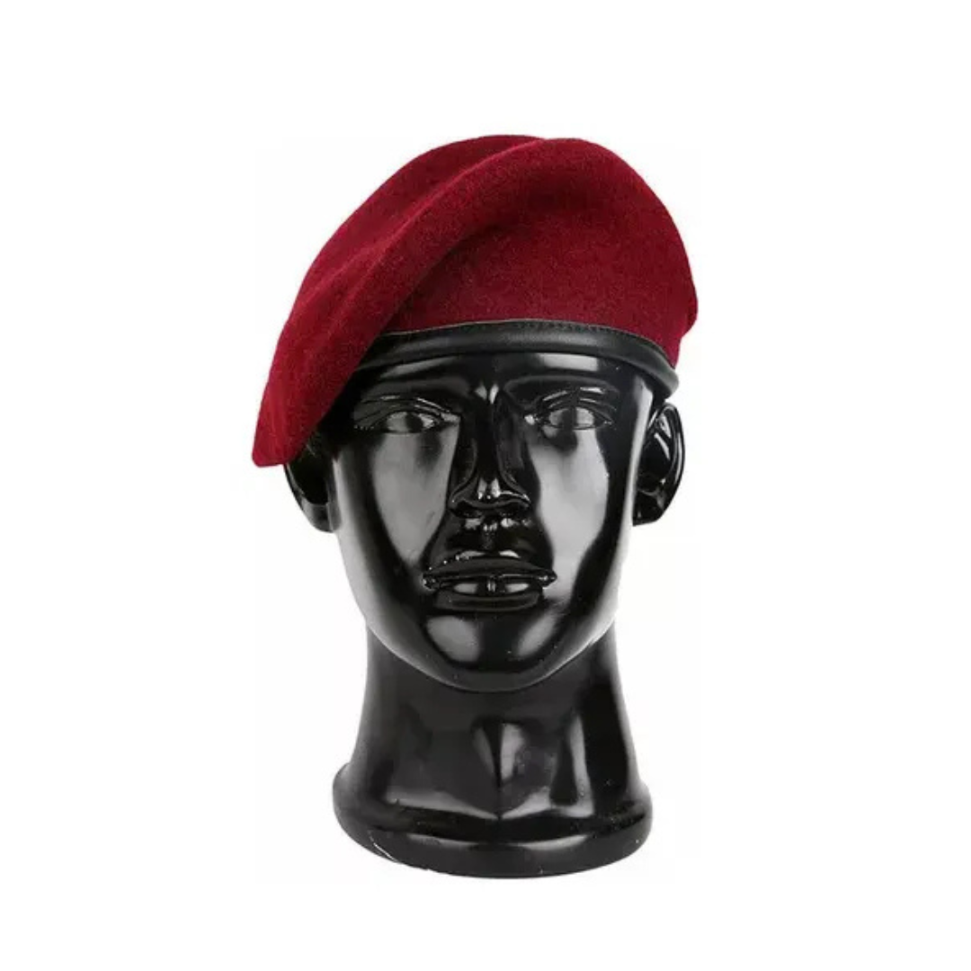 Boné Tático de Lã Alpha Gear® – Estilo Militar Premium com Acabamento em Couro