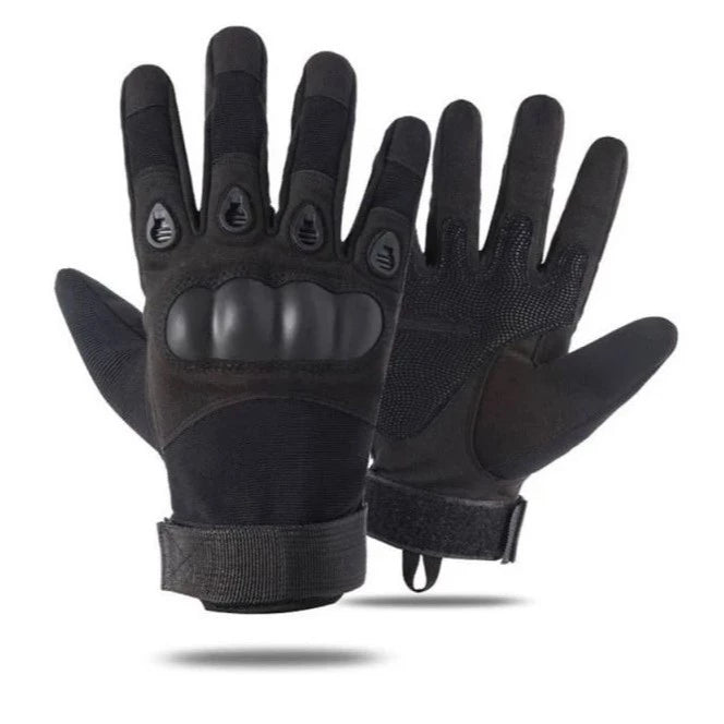 Luva Tática Militar Full Finger Alpha Gear® – Antiderrapante, Resistente e Proteção Total