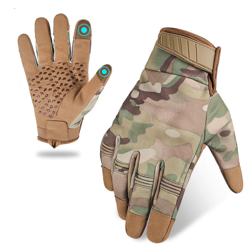 Luva Tática Touch Screen Alpha Gear® – Impermeável, Antiderrapante e Proteção Total