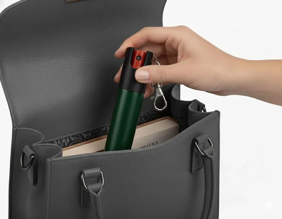 Spray de Defesa Pessoal Chaveiro Vermelho Alpha Gear® – Compacto, Discreto e Eficiente