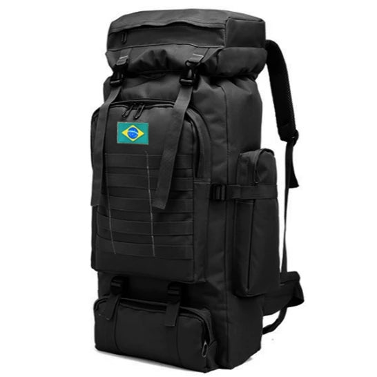 Mochila Cargueira Impermeável Alpha Gear® – Grande Capacidade para Viagem, Trilha e Camping