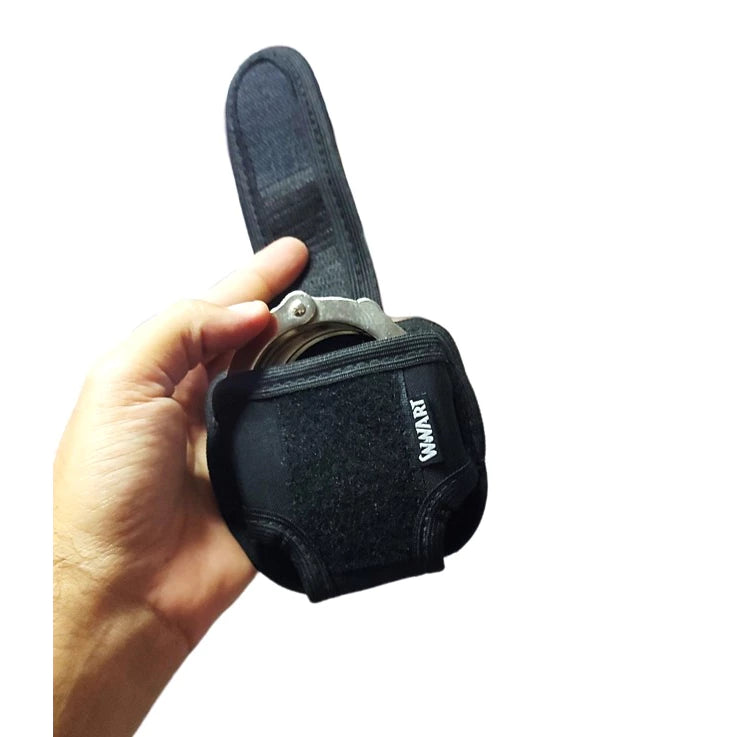 Porta Algemas Tático em Nylon 600D Alpha Gear® – Fixação Segura para Cinto