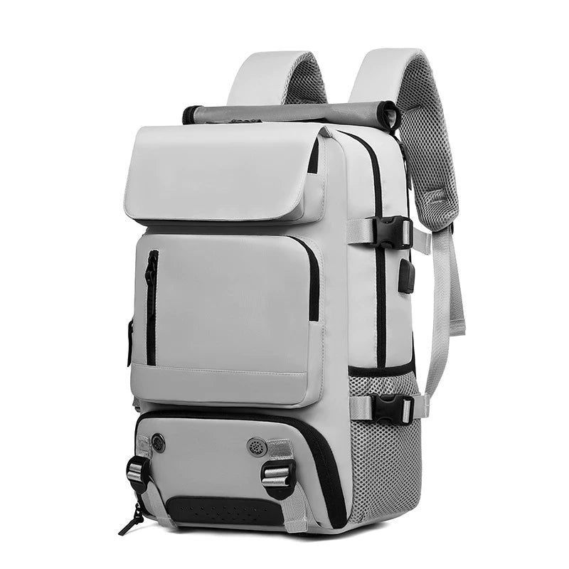 Mochila Multifuncional Impermeável Alpha Gear® – 30L com USB e Compartimento para Notebook