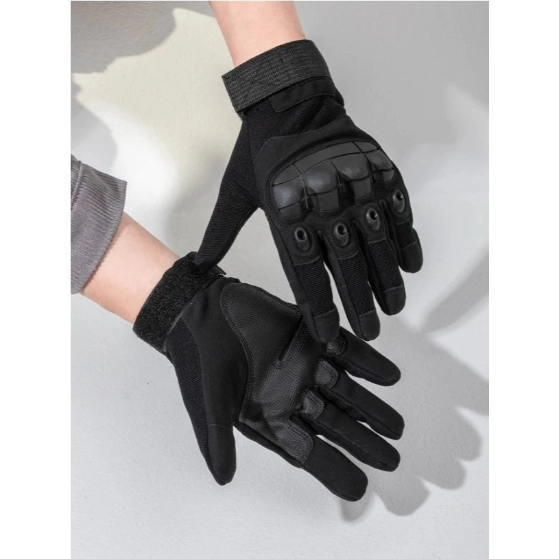 Luva Tática Militar Full Finger Alpha Gear® – Antiderrapante, Resistente e Proteção Total