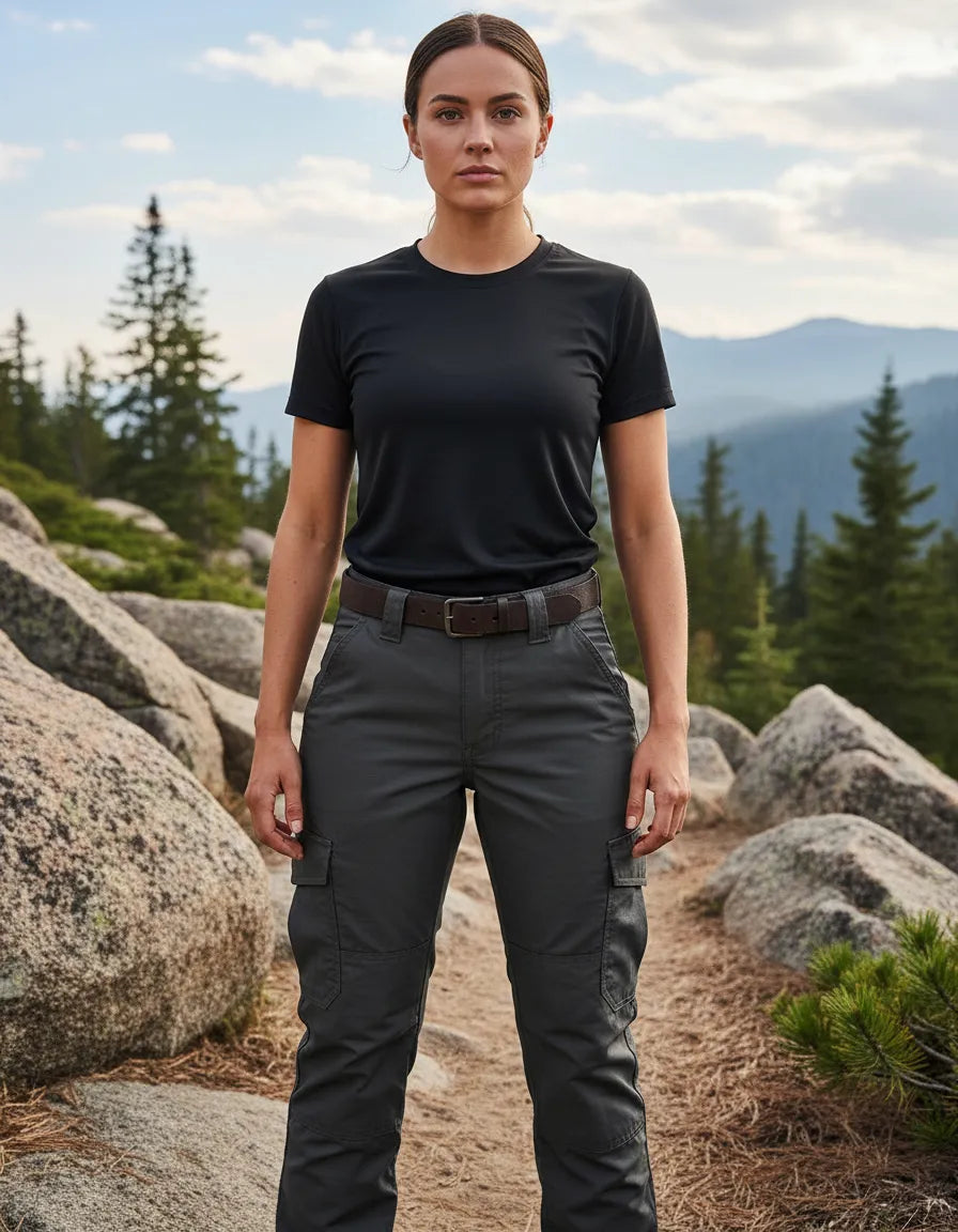 Calça Tática Feminina Alpha Gear® – Secagem Rápida e Resistência