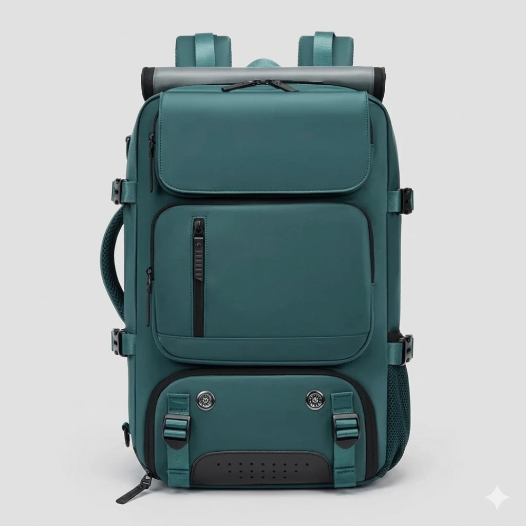 Mochila Multifuncional Impermeável Alpha Gear® – 30L com USB e Compartimento para Notebook