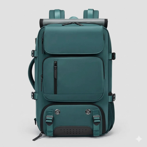 Mochila Multifuncional Impermeável Alpha Gear® – 30L com USB e Compartimento para Notebook