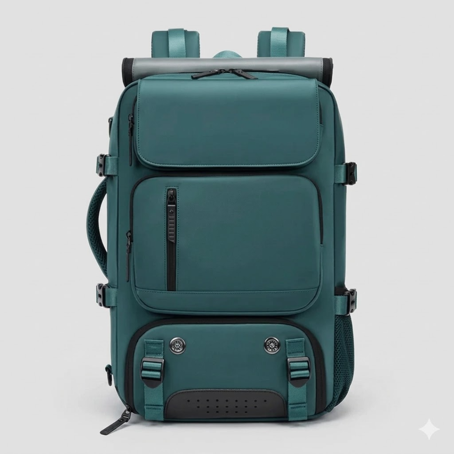 Mochila Multifuncional Impermeável Alpha Gear® – 30L com USB e Compartimento para Notebook