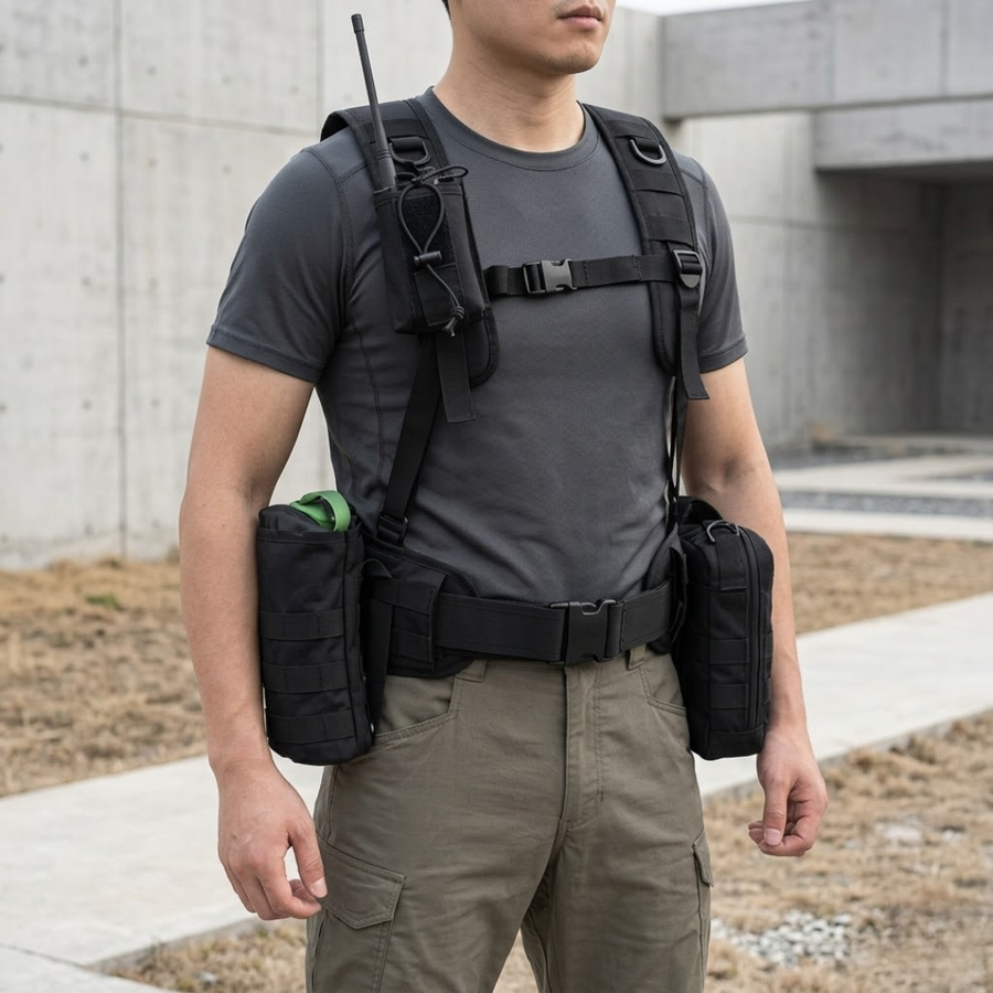 Colete Tático Molle Alpha Gear – Ajustável, Modular e Alta Resistência 1000D