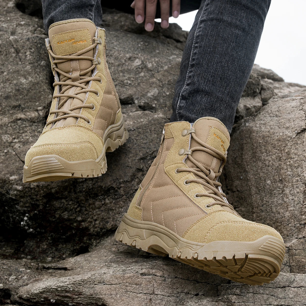 Coturno Tático Alpha Gear® – Tração Segura e Conforto Diário