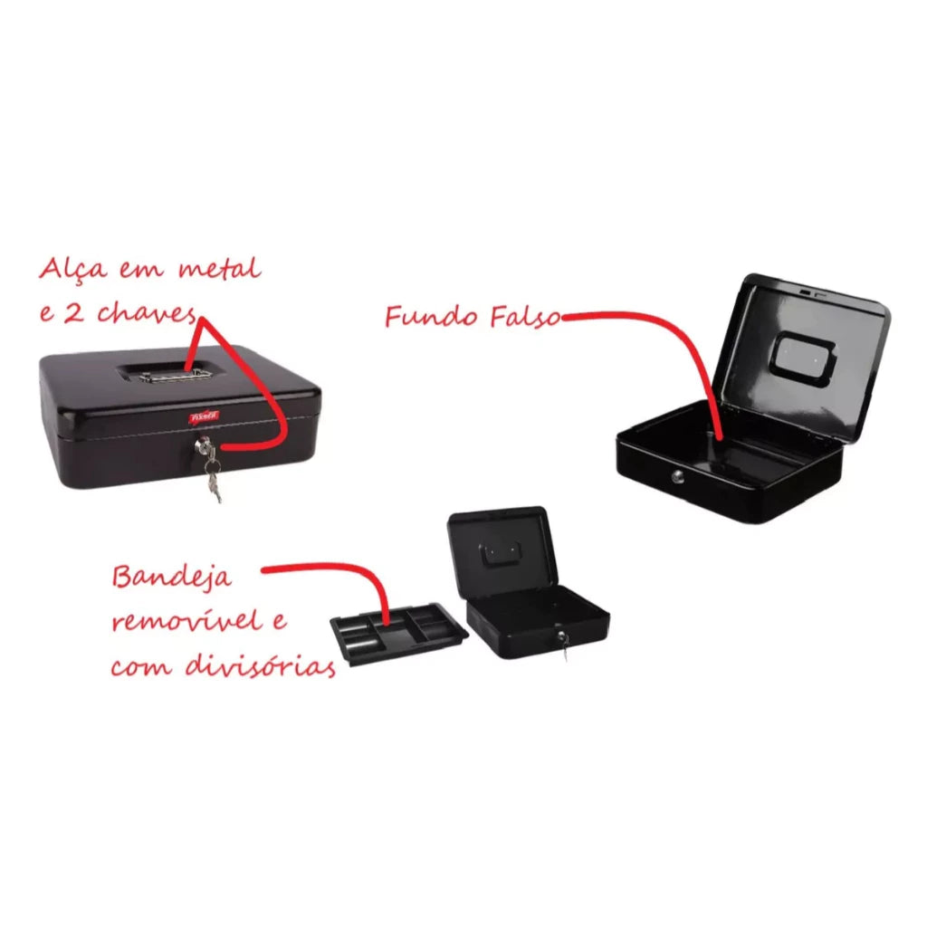 Cofre Porta Valores Alpha Gear® – Discrição e Organização