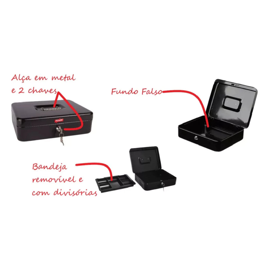 Cofre Porta Valores Alpha Gear® – Discrição e Organização