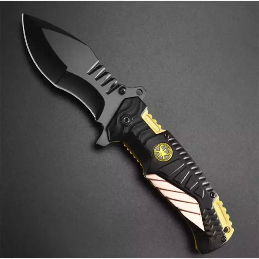 Canivete Outdoor Alpha Gear® – Clip de Bolso e Paracord