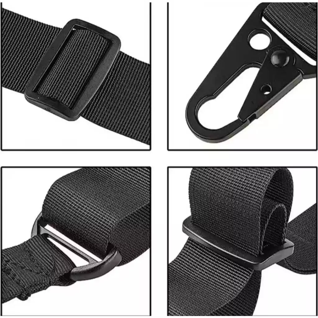 Bandoleira Tática 1 ou 2 Pontos Alpha Gear – Ajustável, Resistente e com Amortecimento