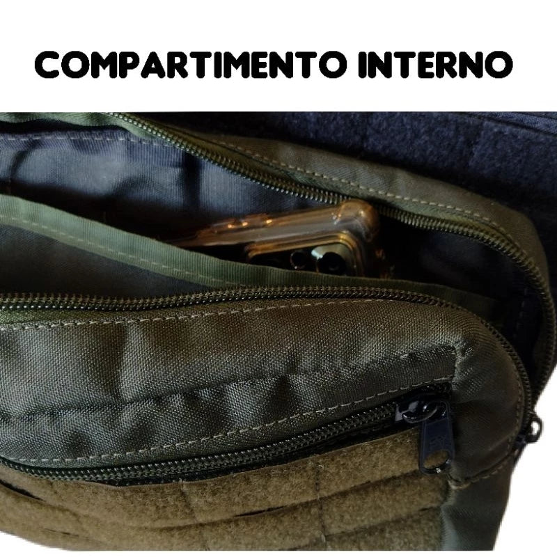 Bolso Modular Horizontal Molle Alpha Gear – Grande, Resistente e Personalizável
