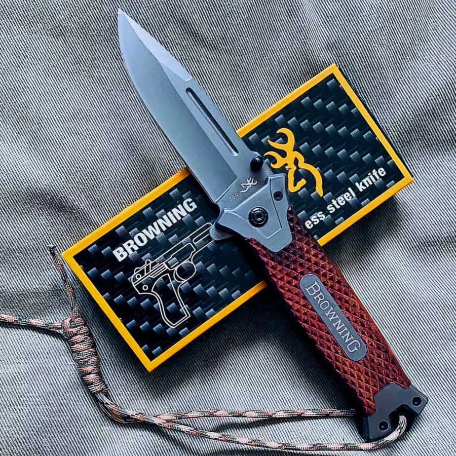 Canivete Outdoor Alpha Gear® – Clip de Bolso e Paracord