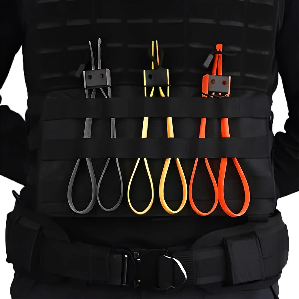 Algema Plástica Tática Reforçada Alpha Gear® – Fixação Rápida e Alta Resistência