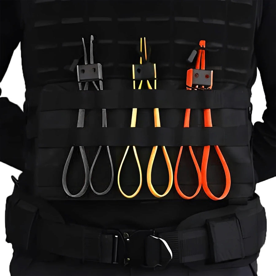 Algema Plástica Tática Reforçada Alpha Gear® – Fixação Rápida e Alta Resistência