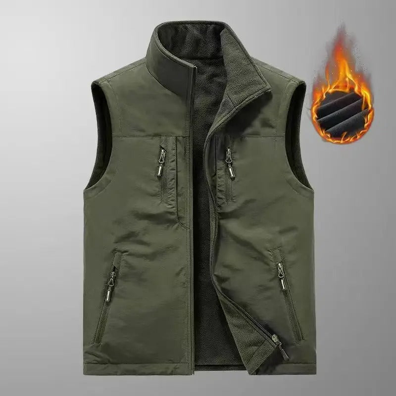 Colete Tático Dupla Face Alpha Gear – Quente, Versátil e com Múltiplos Bolsos