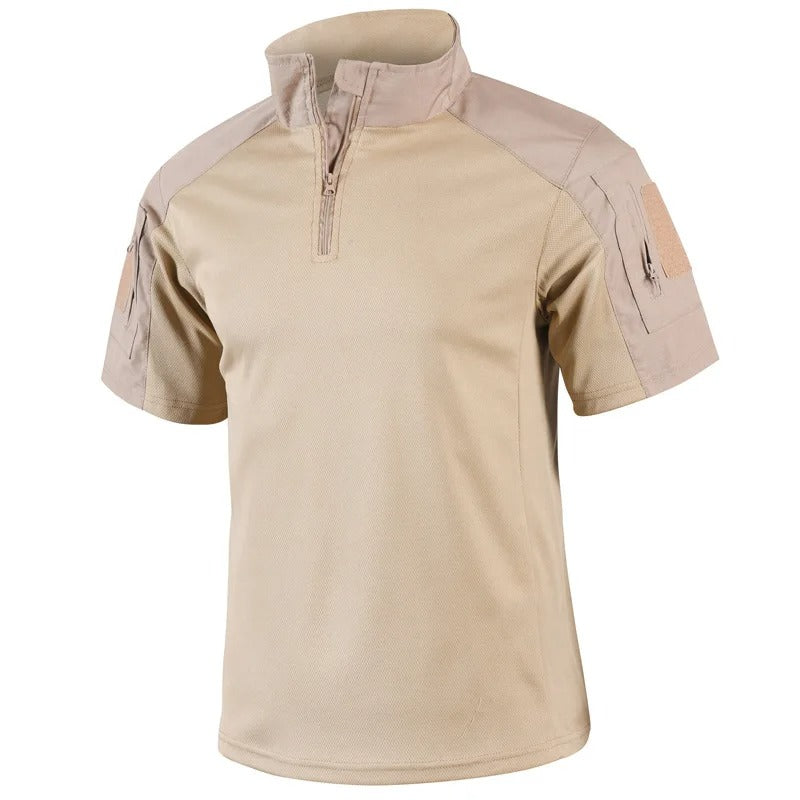 Camisa Tática Camuflada Alpha Gear – Secagem Rápida, Respirável e Leve