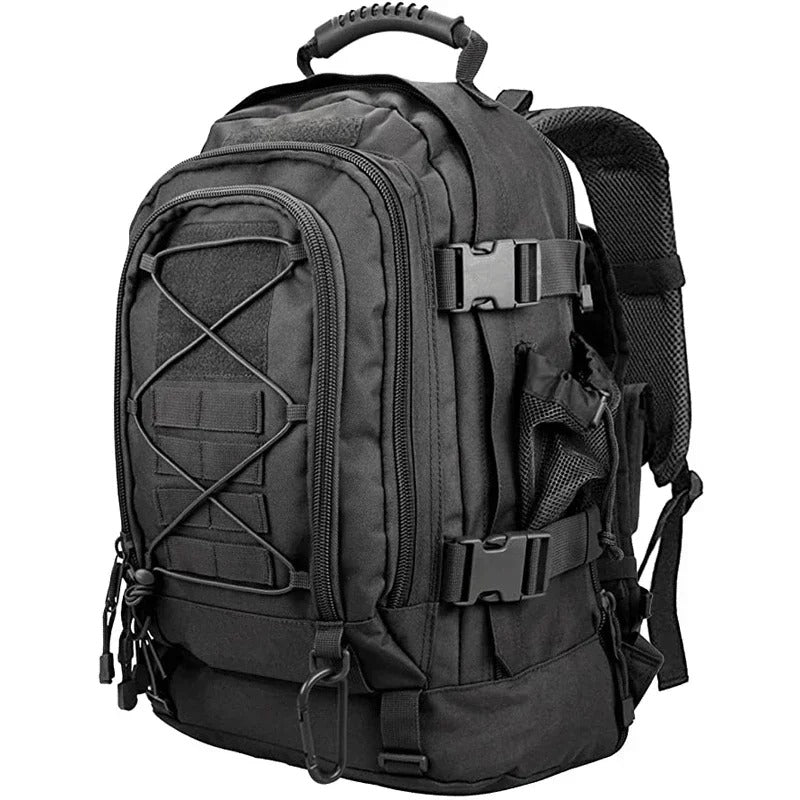 Mochila Tática 60L Alpha Gear® – Molle Impermeável para Camping, Trekking e Missões 72h