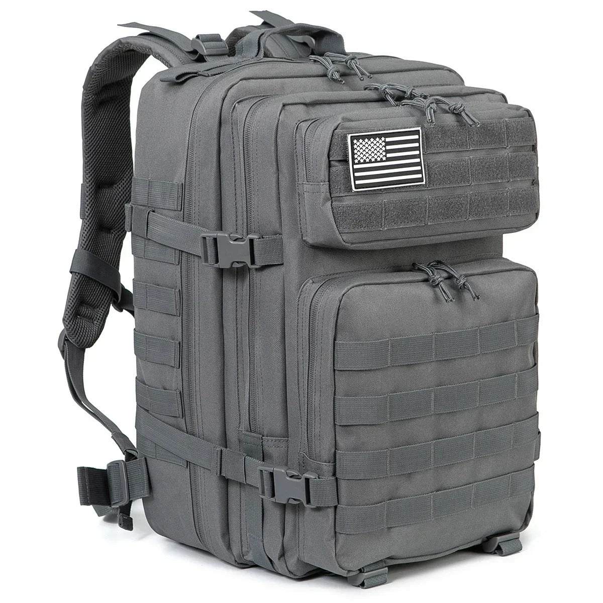 Mochila Tática 45L Alpha Gear® – Molle Militar, Alta Capacidade para 3 Dias